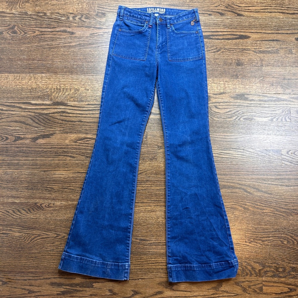 Idyllwind Miranda Lambert Flare Jeans Womens 6x34 Blue Medium Wash Denim Western